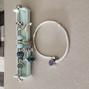 Pandora ocean theme bracelet multi piece set